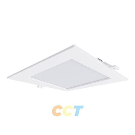 Portor 6in. LED Slim Square DownLight, CCT Selector PT-DLS2-S-6I-12W-5CCT